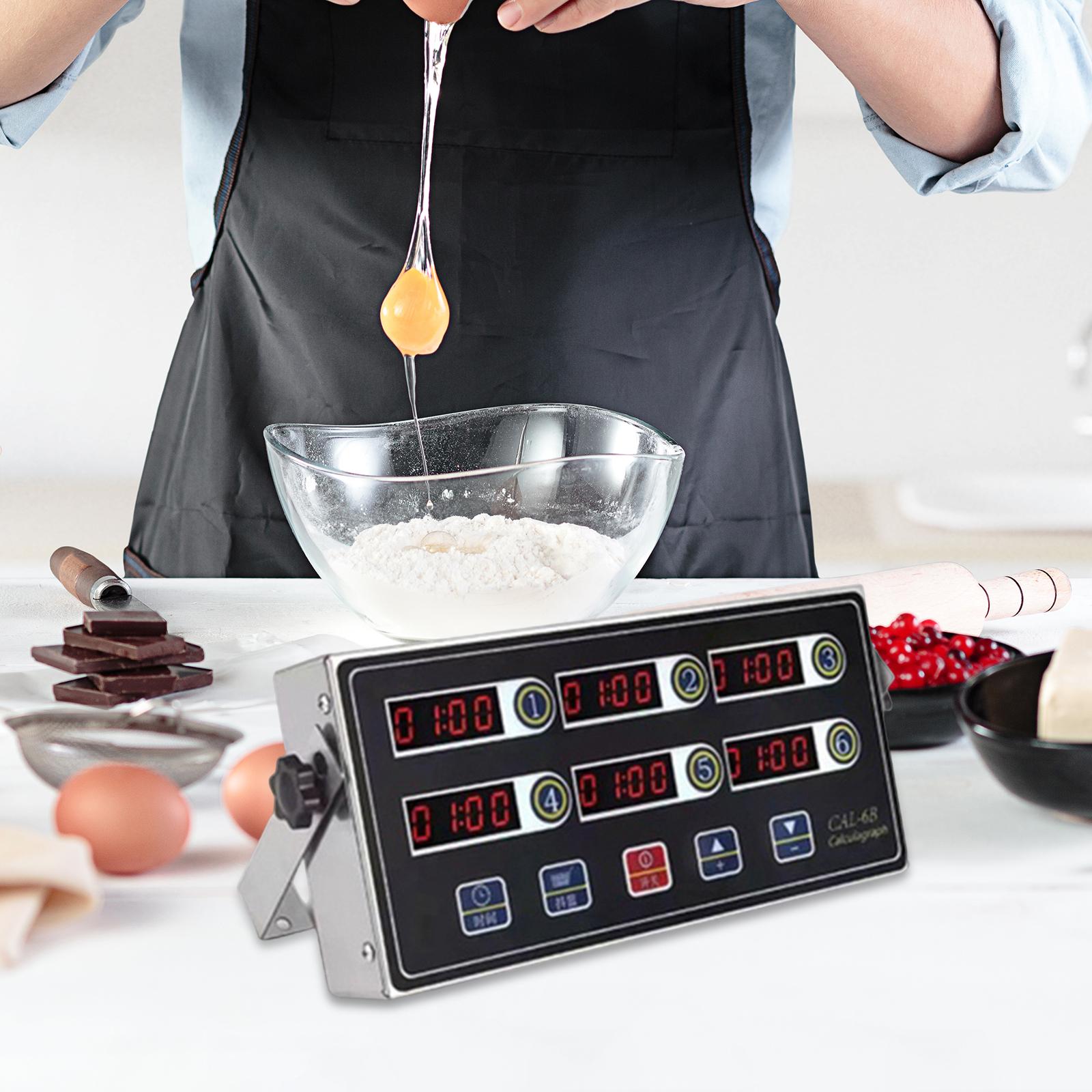 Commercial Kitchen Set - 多機能LEDキッチンタイマー、業務用調理、レストラン、ベーカリー向けプログラマブルデジタルカウントダウン時計