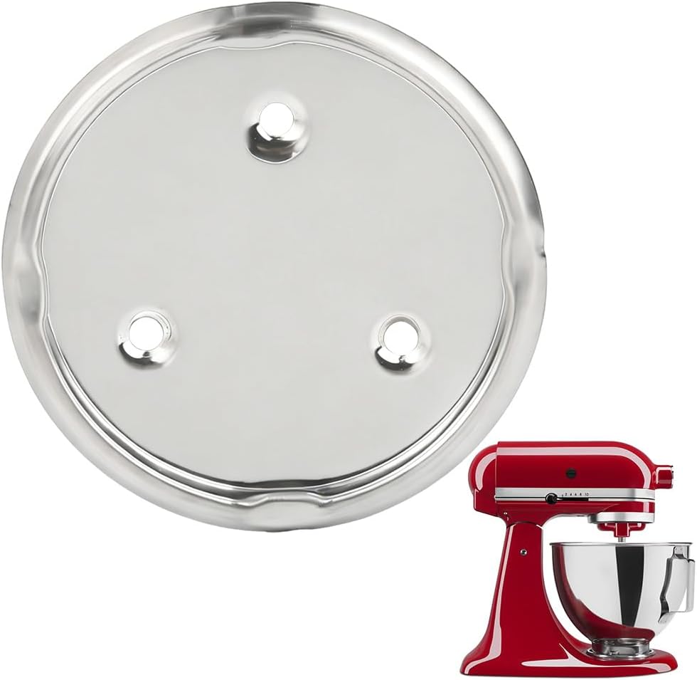 Commercial Kitchen Aid Mixer - アップグレードされた W10191926 ミキサーボウルスクリューキャップ交換用フィット、ワールプール、キッチンエイドミキサー、ステンレススチールに適合