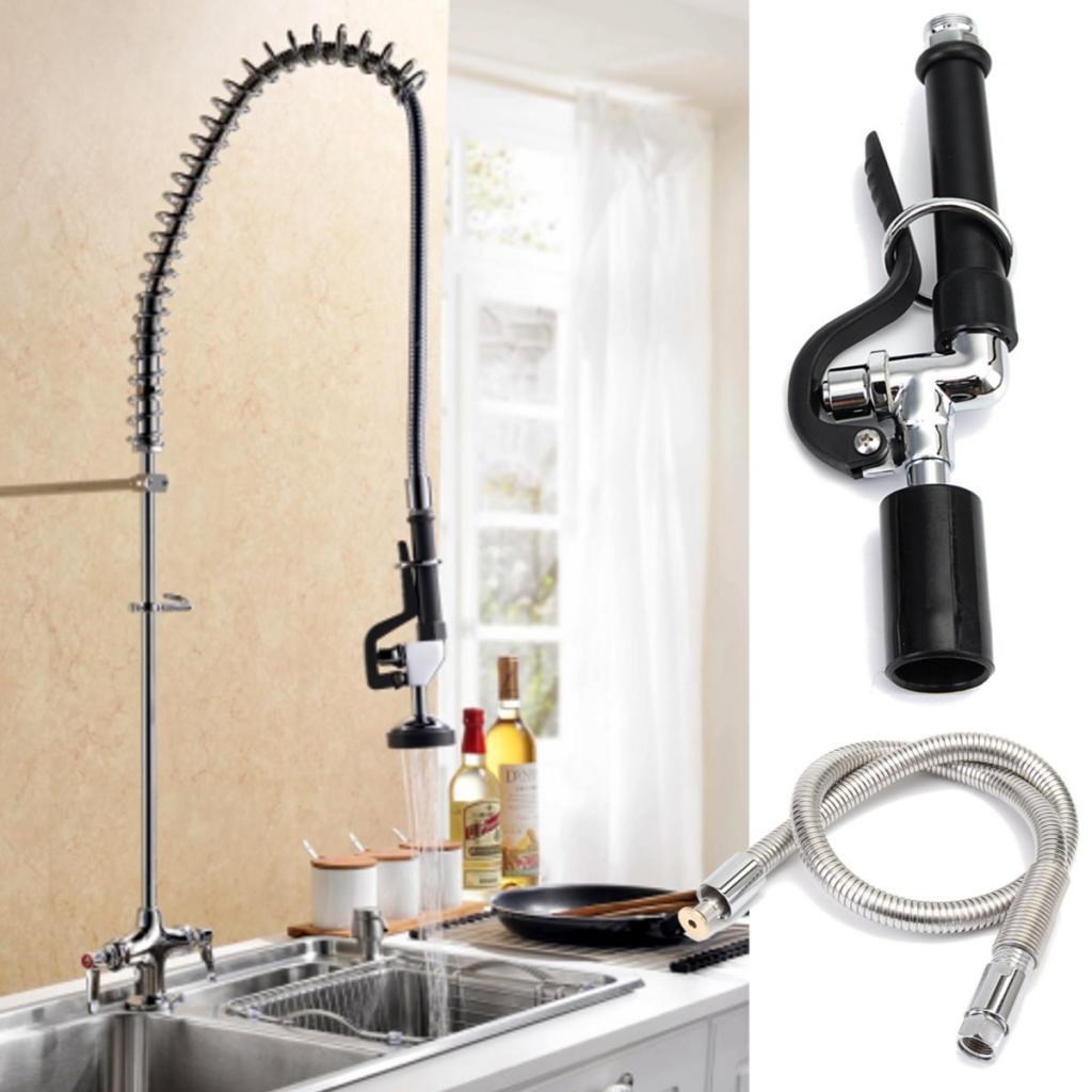 Commercial Kitchen Tap With Spray - 業務用キッチンスプレーヘッド ABSハンドル付き モダンなレインスプレータップ 深層洗浄用