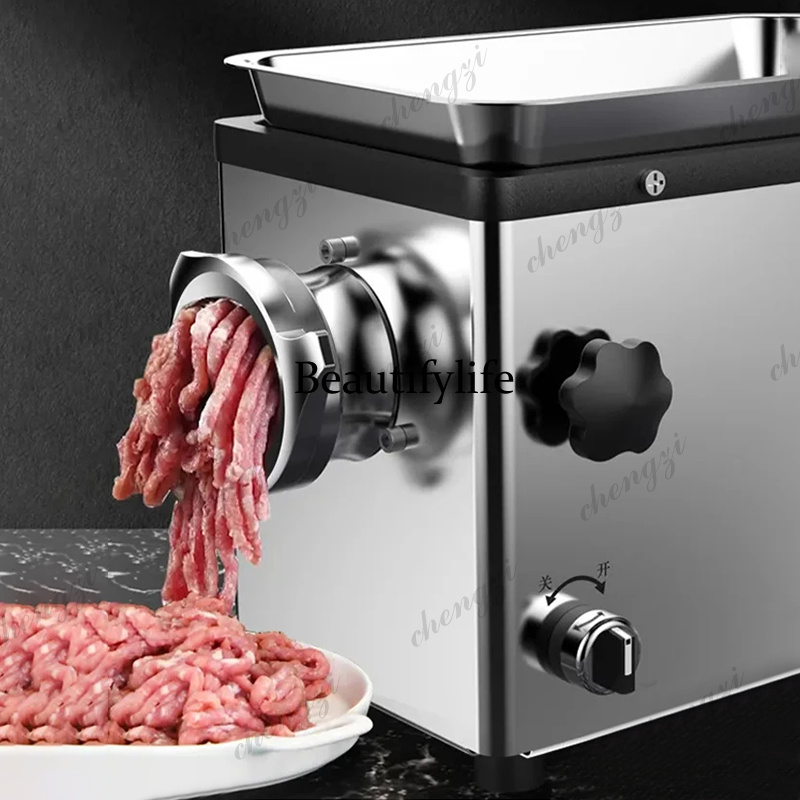 Meat Grinder Electric - 電気ミートグラインダーブレンダー 1300W 消費者および商業用ステンレス鋼ミートグラインダーフードプロセッサー家庭用電化製品