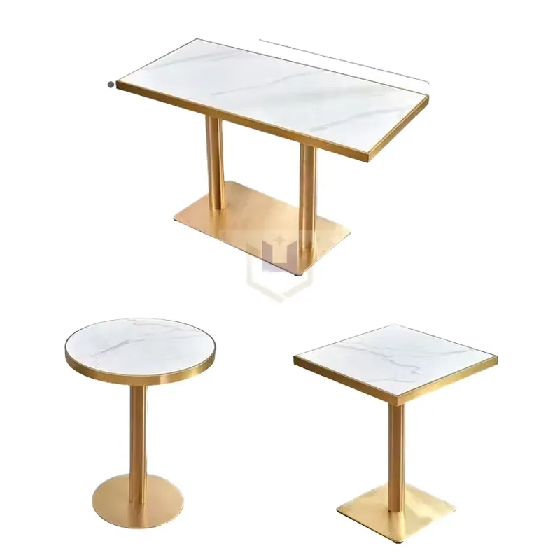 Commercial Kitchen Set - モダンな無垢材ダイニングテーブルセット、業務用レストランブースソファ、ホテルバーキッチン家具、お手入れ簡単、高級感のあるデザイン