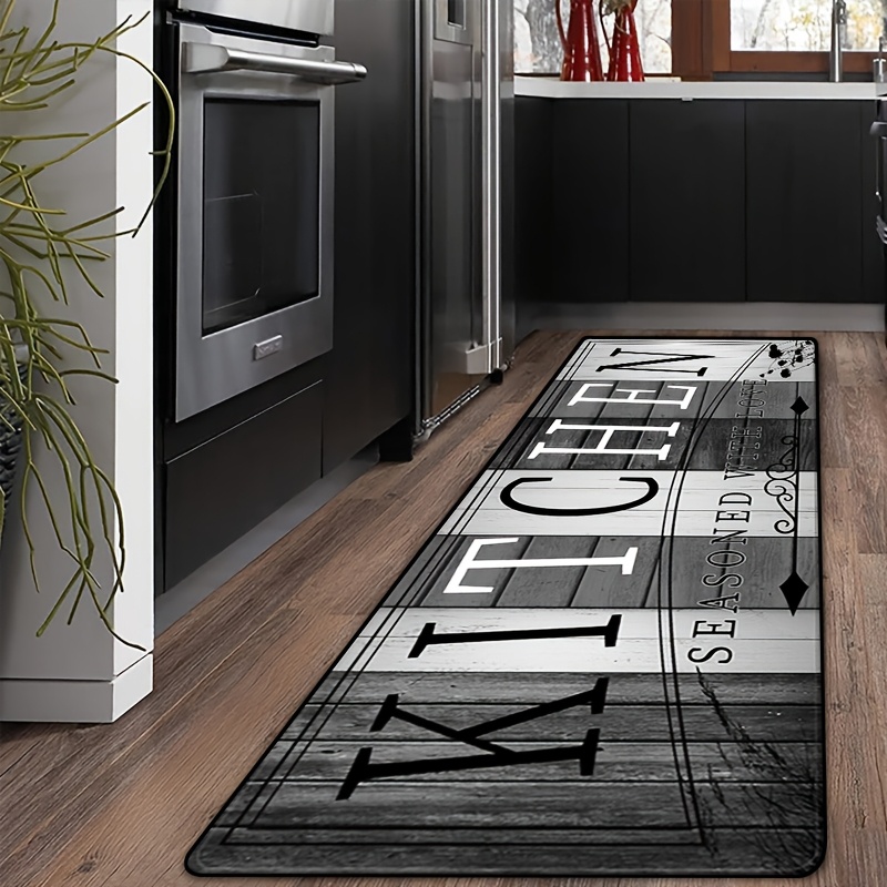Kitchen Flooring Commercial - VIKAMA 耐久性のあるキッチンフロアマット、廊下、廊下、ランドリールーム、リビングルーム、カーペット、家の装飾の入り口に