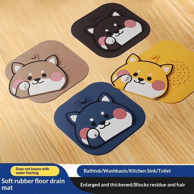 Kitchen Flooring Commercial - 浴室とシャワー用の床排水口消臭剤、シリコン排水マット、キッチンシンクフィルター、詰まり防止・防臭排水口カバー