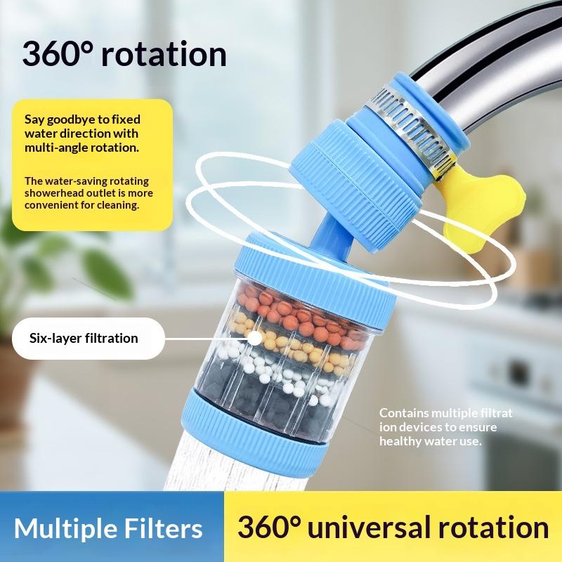 Commercial Kitchen Tap - 蛇口用浄水器 360度回転式汎用防滴浄水器 キッチンシンクスプレーヤーエクステンダー 節水タップアクセサリー