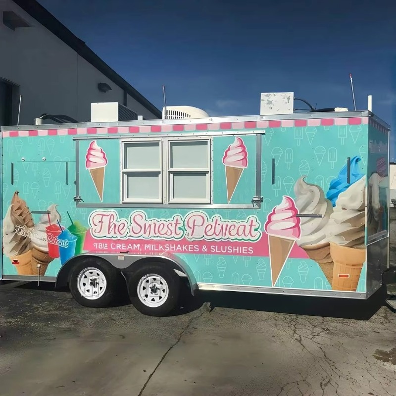 アメリカ承認済みカスタムフードトレーラー商業用移動式キッチン - Commercial Kitchen Vendor のレビューと価格