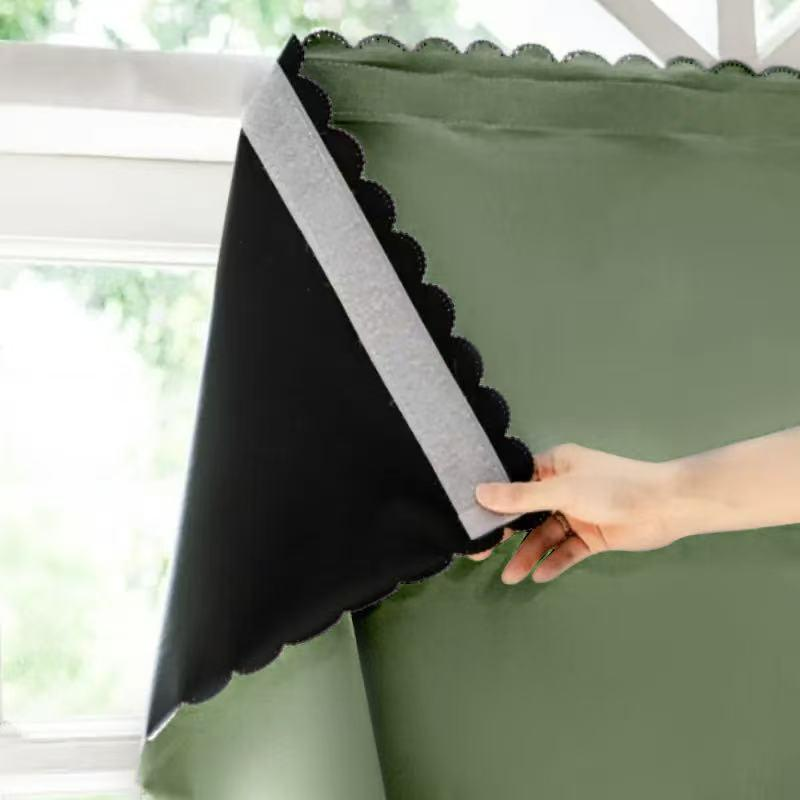 1枚入り 高コスパ ホワイト100%遮光カーテン、穴あけ不要 - Commercial Kitchen Canopy のレビューと価格