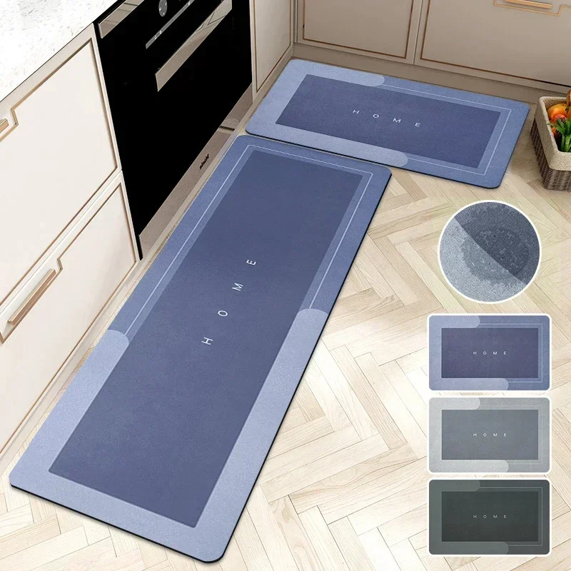高吸収性キッチンフロアマット珪藻泥パッドバスパッド滑り止めカ - Kitchen Flooring Commercial のレビューと価格