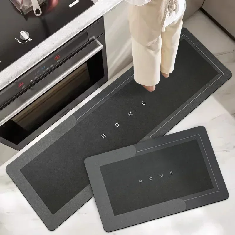 高吸収性キッチンフロアマット珪藻泥パッドバスパッド滑り止めカ - Kitchen Flooring Commercial のレビューと価格