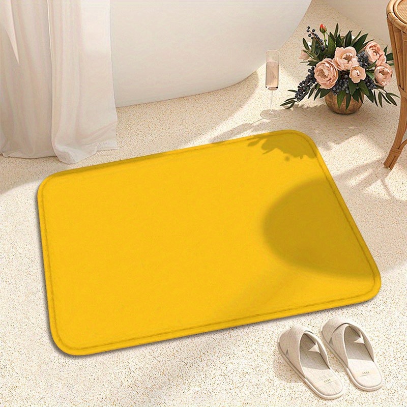 1枚入り 純黄色柄 ドアマット キッチンラグ 滑り止め ポッ - Kitchen Flooring Commercial のレビューと価格