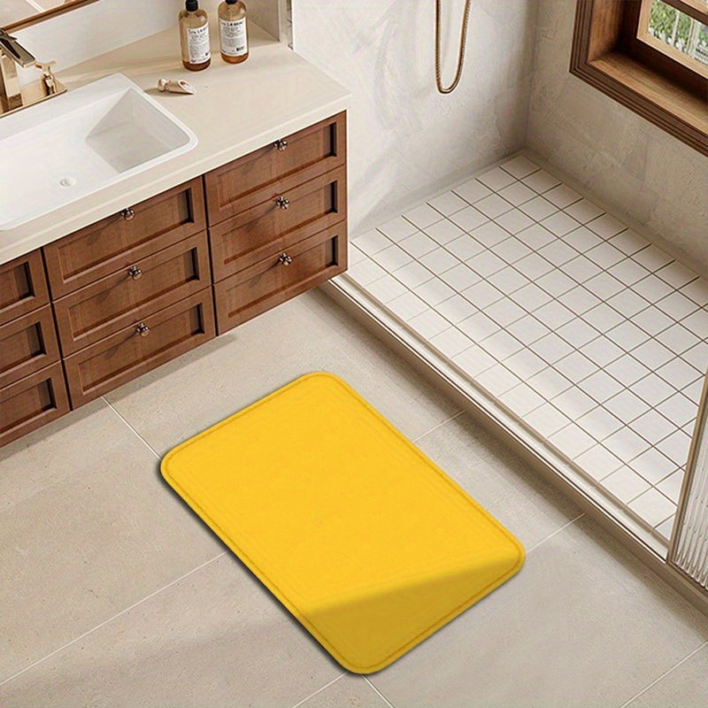 1枚入り 純黄色柄 ドアマット キッチンラグ 滑り止め ポッ - Kitchen Flooring Commercial のレビューと価格