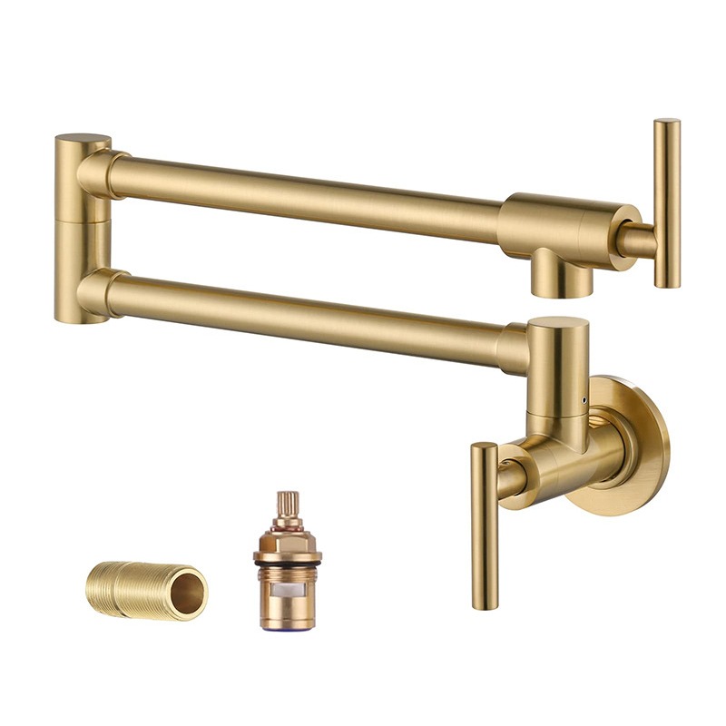 壁掛け業務用調理器キッチンシンク伸縮式スイングアームタップデ - Commercial Kitchen Tap With Spray のレビューと価格