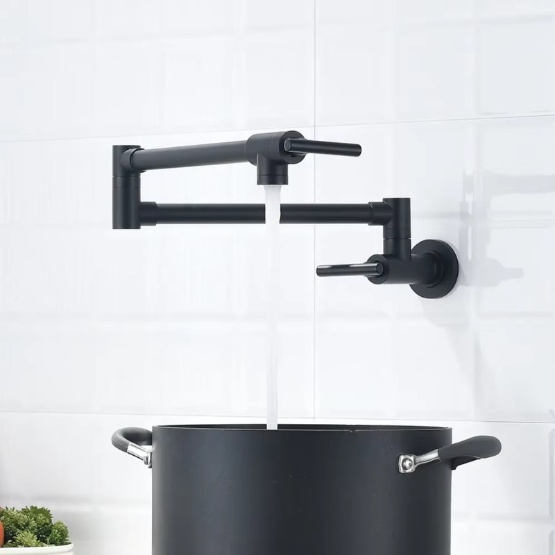 壁掛け業務用調理器キッチンシンク伸縮式スイングアームタップデ - Commercial Kitchen Tap With Spray のレビューと価格