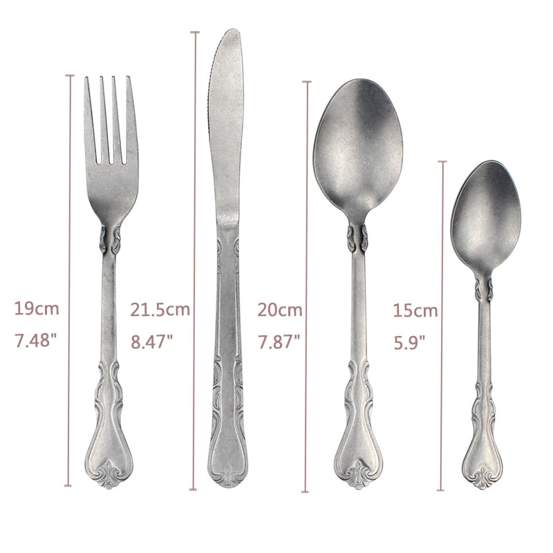 手作りヴィンテージスプーンナイフとフォーク、テーブルシューテ - Commercial Kitchen Set のレビューと価格