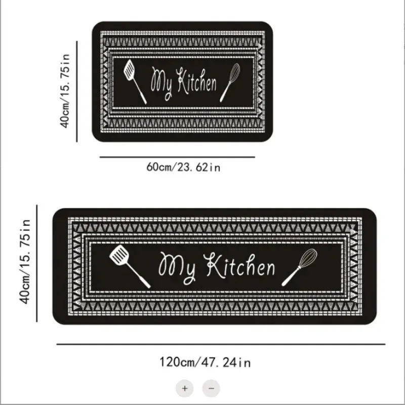 VIKAMA 洗えるクリスタルベルベットフロアマット快適なソ - Kitchen Flooring Commercial のレビューと価格