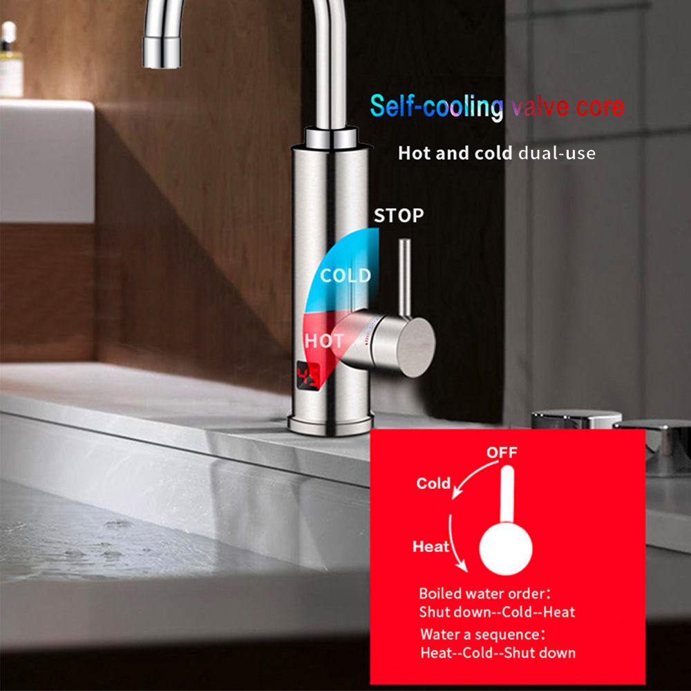 3000W 電気温水器 浴室 キッチン 蛇口 タンクレス給湯 - Commercial Kitchen Tap のレビューと価格