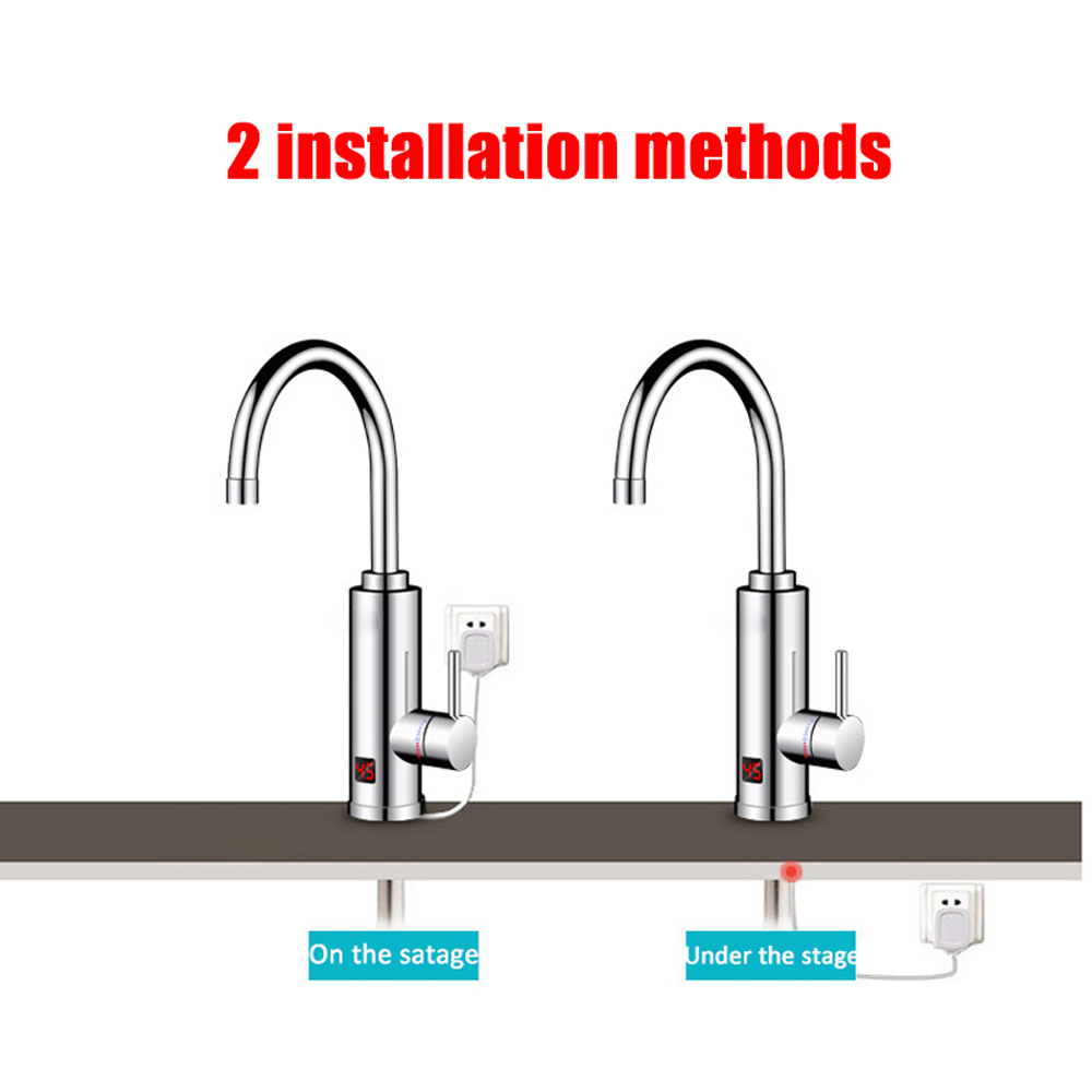 3000W 電気温水器 浴室 キッチン 蛇口 タンクレス給湯 - Commercial Kitchen Tap のレビューと価格