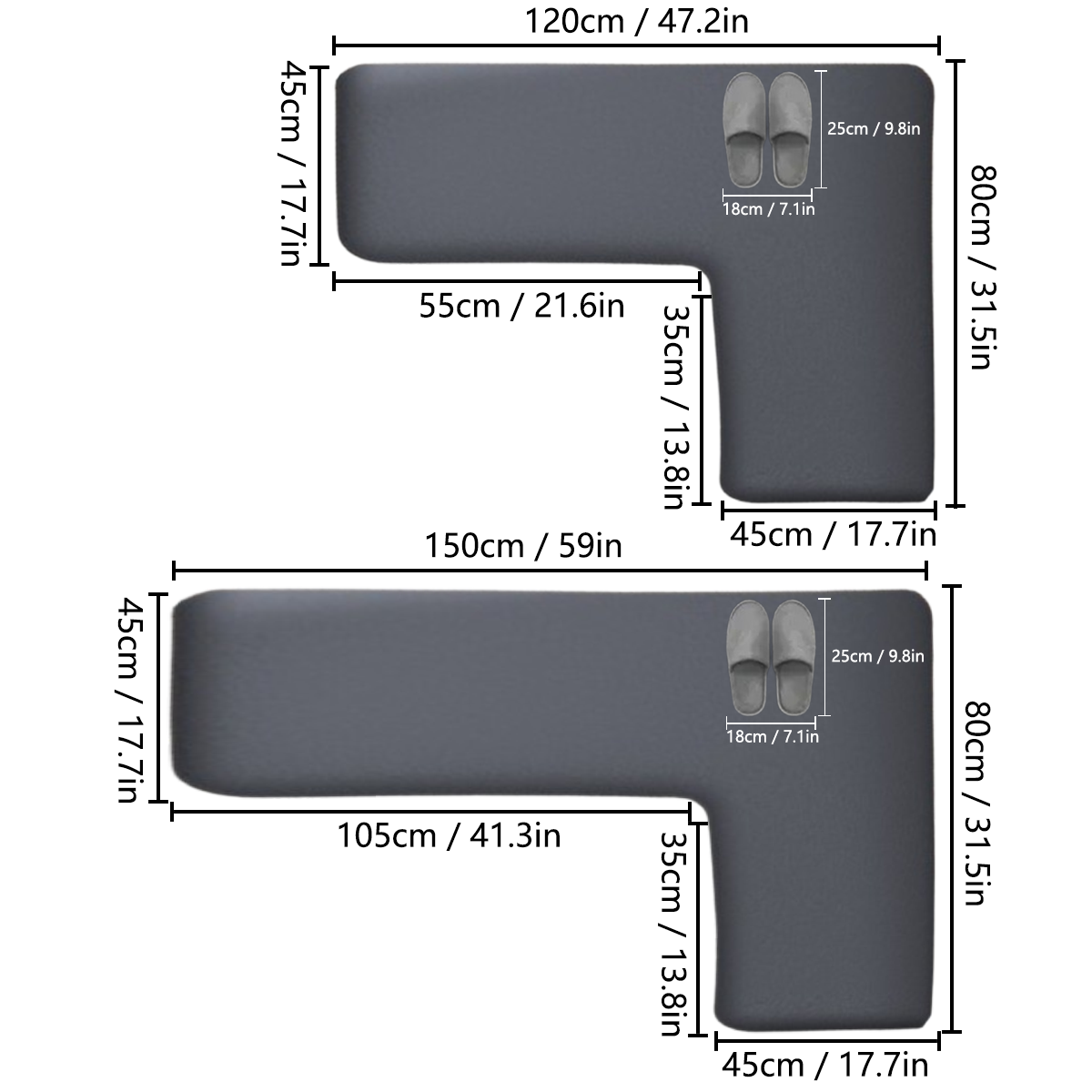 シンプルな厚みのあるコーナーフロアマットホームキッチンL字型 - Kitchen Flooring Commercial のレビューと価格