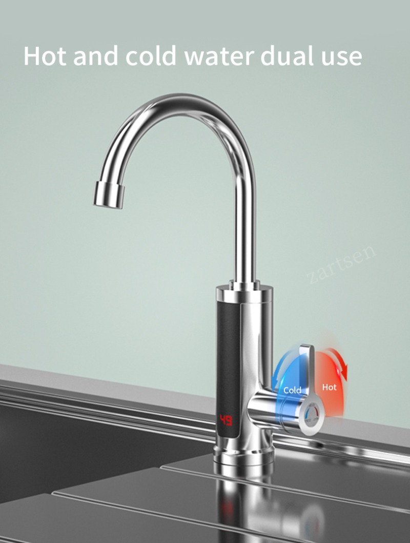キッチン蛇口電気タップキッチンタップ瞬間湯沸かし器加熱可能  - Commercial Kitchen Tap のレビューと価格