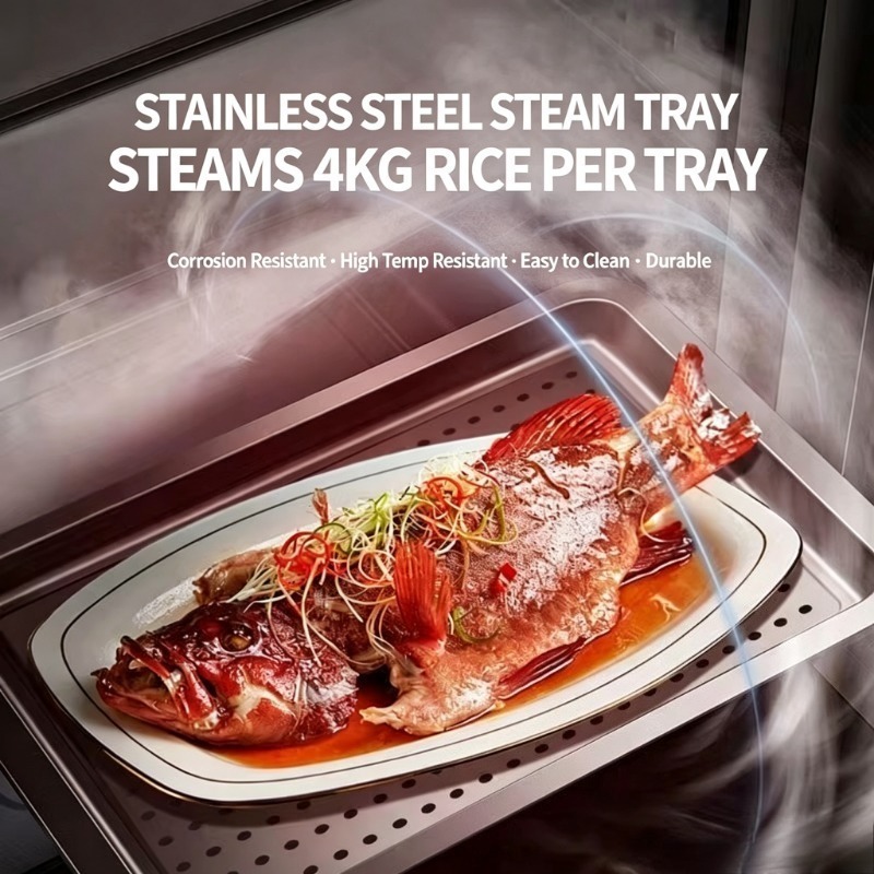ステンレス製蒸し器保温・厚型スチームオーブン大型蒸し器食堂用 - Commercial Kitchen Steamer のレビューと価格