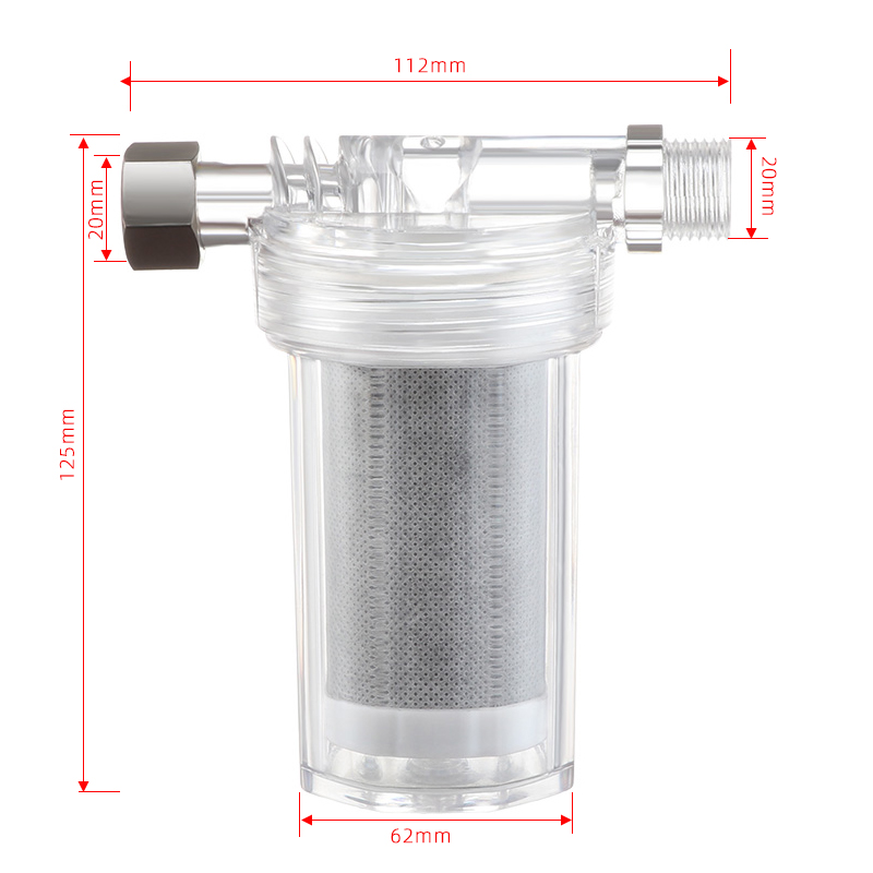 1PC 浄水器出力ユニバーサルシャワーフィルター活性炭シャワ - Commercial Kitchen Tap のレビューと価格