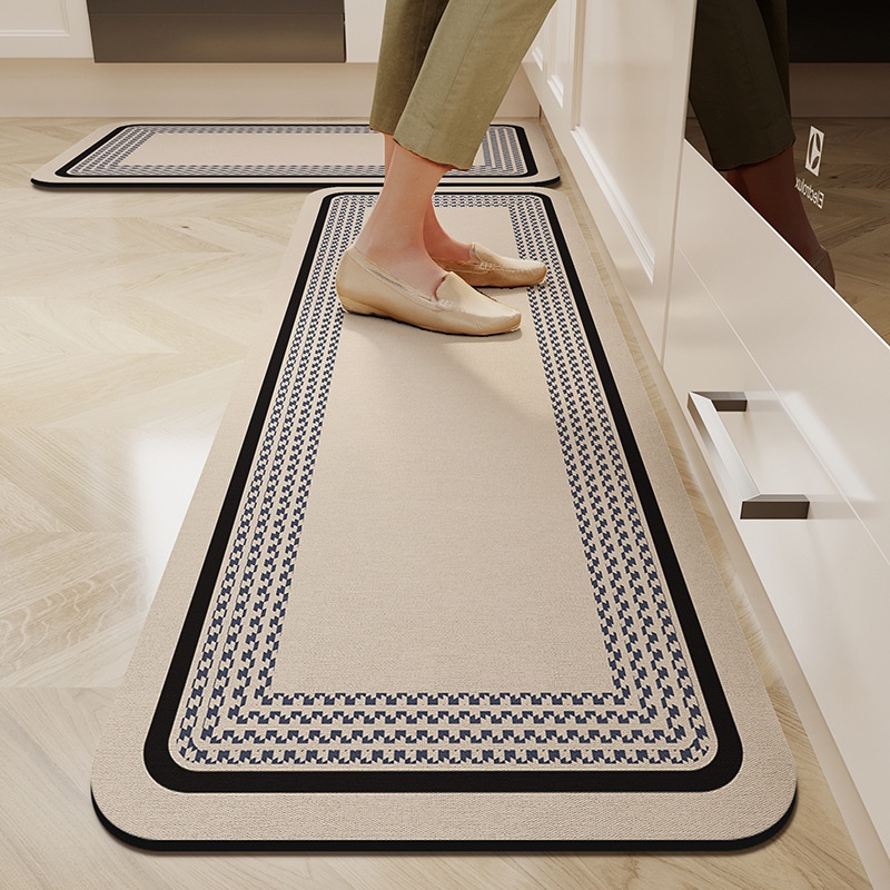キッチン用ロングフロアマット、吸水性が高く掃除しやすいランド - Kitchen Flooring Commercial のレビューと価格