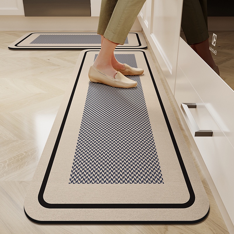 キッチン用ロングフロアマット、吸水性が高く掃除しやすいランド - Kitchen Flooring Commercial のレビューと価格