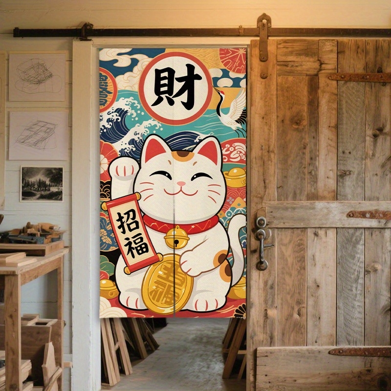 VIKAMA 伝統的な招き猫カーテン、レストランのプライバシ - Commercial Kitchen Canopy のレビューと価格
