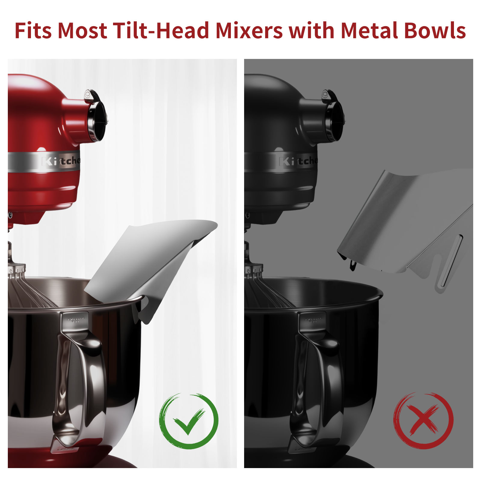 スタンドミキサー用ステンレススチール製ティッピングガード1個 - Commercial Kitchen Aid Mixer のレビューと価格