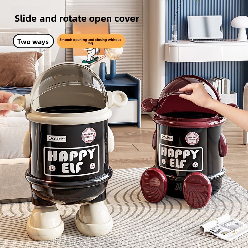 漫画風家庭用フリップ式ゴミ箱、キッチン、リビングルーム、蓋付 - Commercial Kitchen Set のレビューと価格