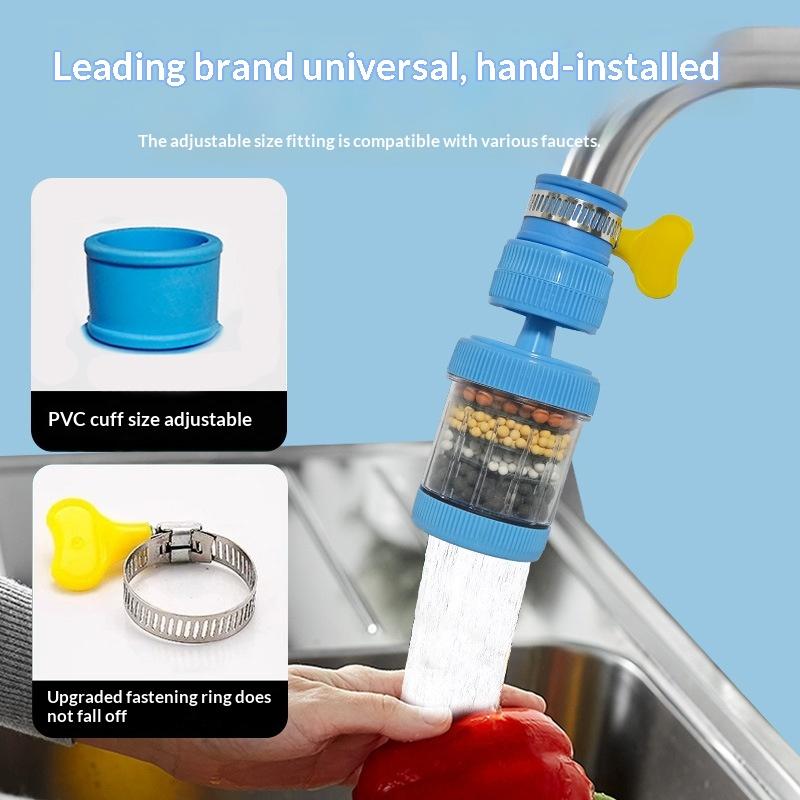 蛇口用浄水器 360度回転式汎用防滴浄水器 キッチンシンクス - Commercial Kitchen Tap のレビューと価格